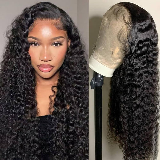 Deep Wave 13x4 Transparent Lace Front Wig