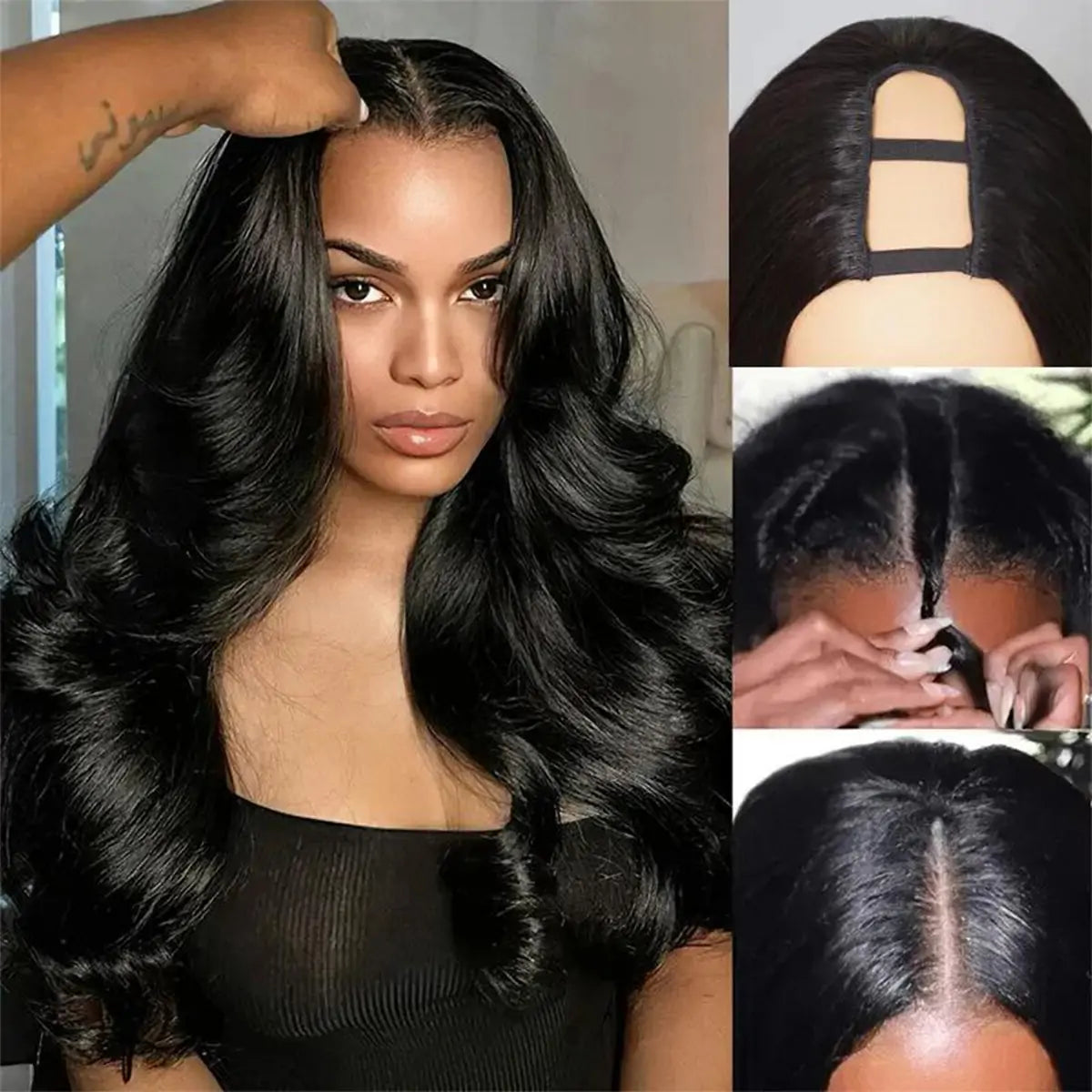 Brazilian Body Wave U-Part Wig