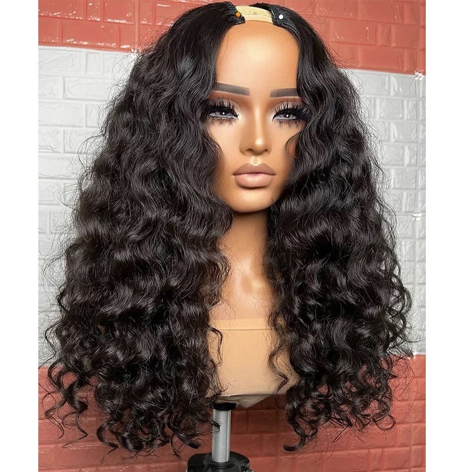 Brazilian Deep Wave U-Part Wig