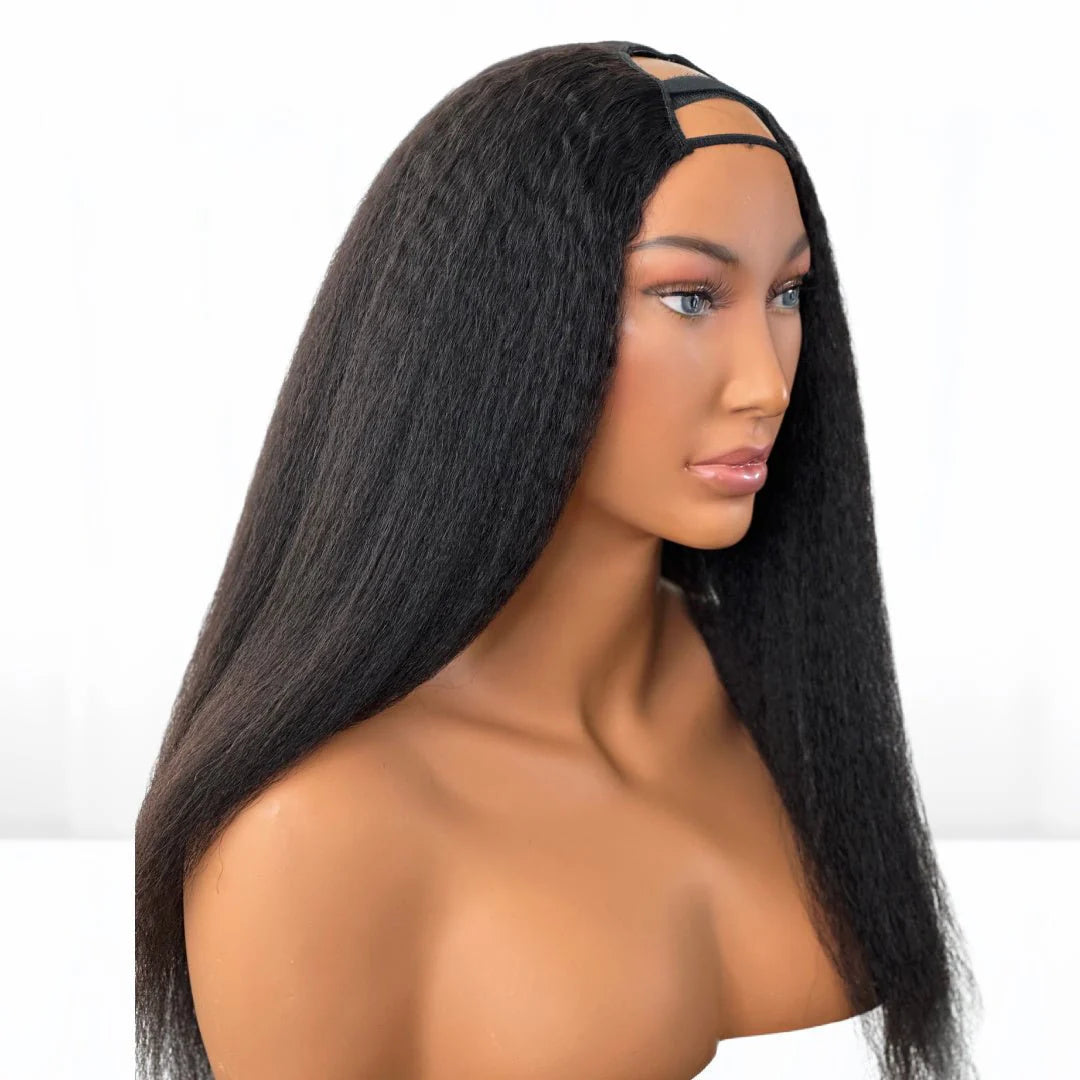 Brazilian Kinky Straight U-Part Wig