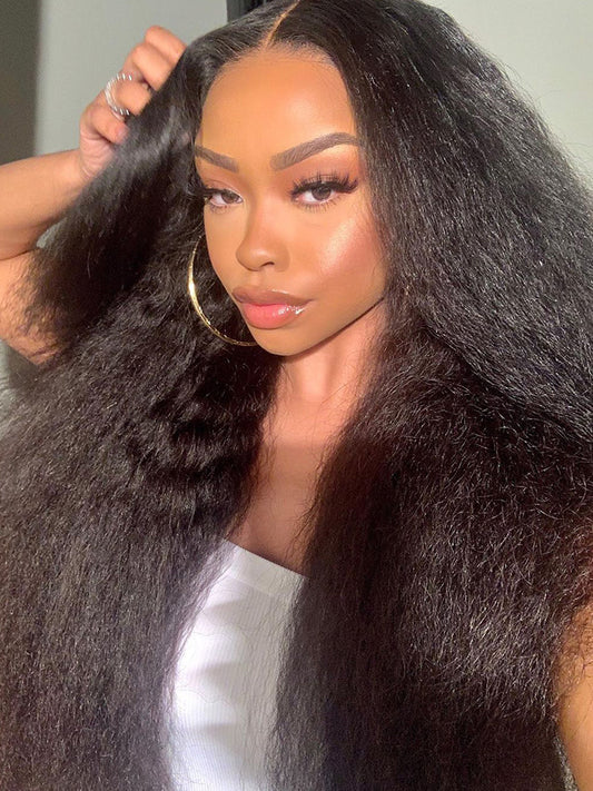 Brazilian Kinky Straight U-Part Wig