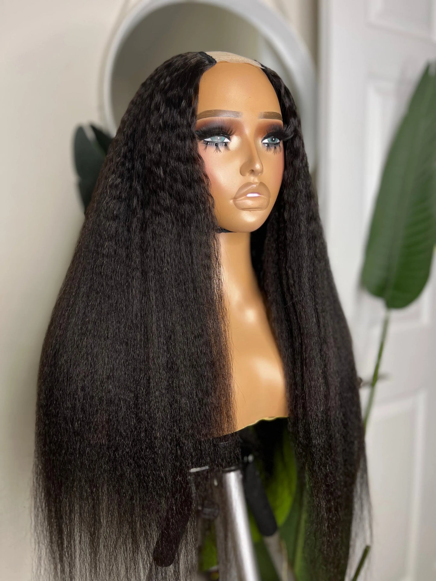Brazilian Kinky Straight U-Part Wig
