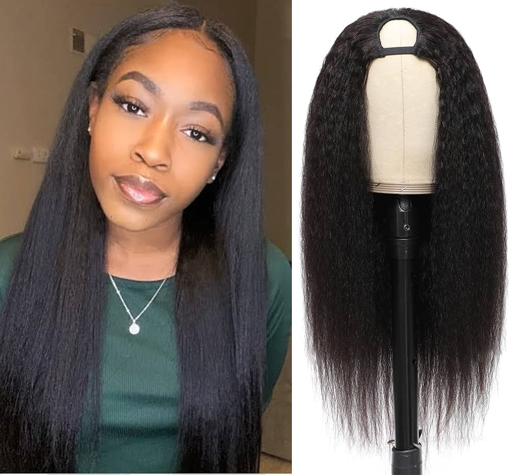 Brazilian Kinky Straight U-Part Wig